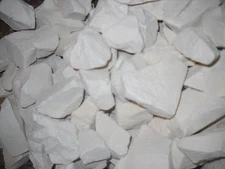 5 POUNDS Georgia white kaolin clay chunks White Dirt - FRESH