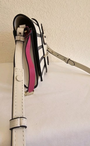 Radley of London Floral Leather Crossbody Purse With Pink Accent - Picture 10 of 23