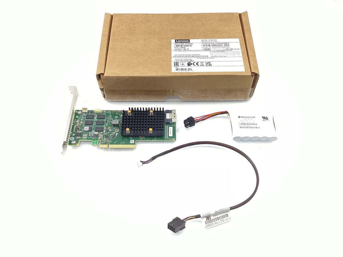 Lenovo ThinkSystem RAID 940-8i 4GB Flash 12Gbps Controller