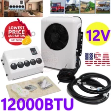 12V 12000 BTU Truck Cab Air Conditioner Split AC for Semi Trucks Bus RV Caravan