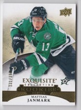 2015-16 Upper Deck Ice Exquisite Collection Rookies Mattias Janmark Rookie