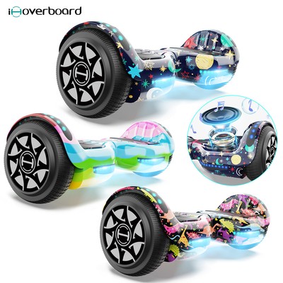 iHoverboard 6.5'' Bluetooth Hoverboard For Kids Self Balancing Scooter LED Light