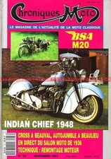 CHRONIQUES MOTO 33 BSA 500 M20 WD M 20 INDIAN Chief TRIUMPH Rickman Metisse
