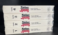 STRING ALONG tapes 1-4. SEALED VHS NEW! LEARN GUITAR WITH JOHN PEARSE PBS SERIES