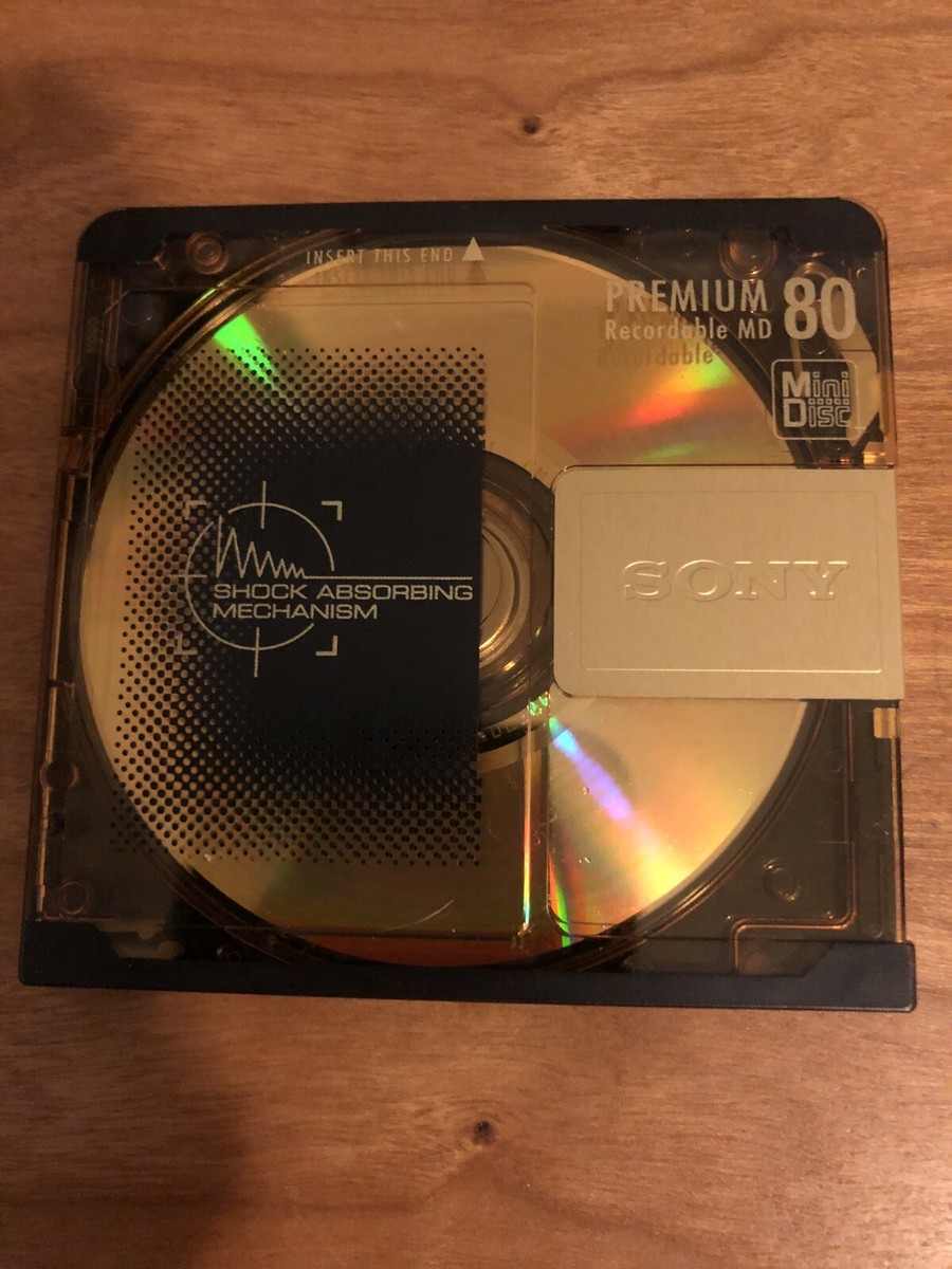 Sony Premium Gold MiniDiscs 80 minute Minidiscs Gold Label Sony Premium Gold MiniDiscs 80 minute Minidiscs Gold Label