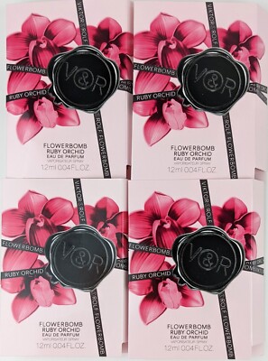 Viktor & Rolf Flowerbomb Ruby Orchid Eau de Parfum Spray 1.2ml x4 Sample Vials