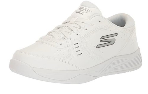 Skechers Herren Viper Court Smash Pickleball Schuhe Weiß Gr: 11 (246072WW/WHT)