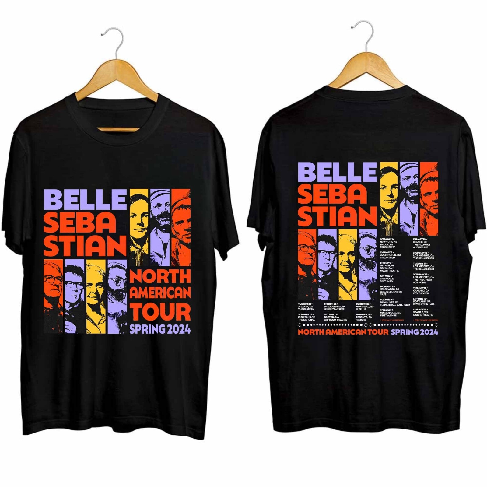 Belle and Sebastian 2024 Tour Shirt