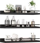 Set of 3 Floating Wall Shelves Picture Ledge Display Rack Book Hanging Shelf NEW