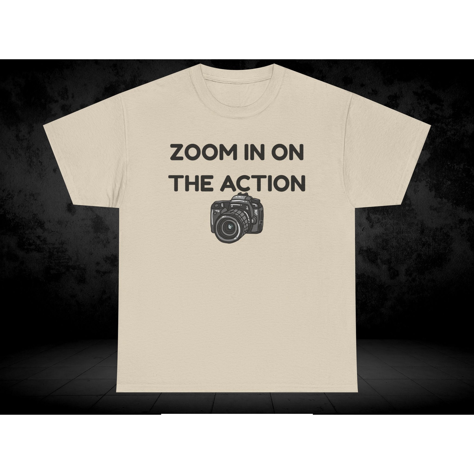 Camera Lover Graphic Cotton Tee - Photography Gift Unisex Shirt