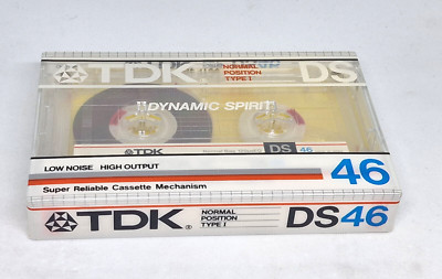 TDK DS 46  Blank Audio Cassette Tape (Sealed) NOS! New!