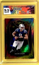 2020 Panini Select Premier Rookie Tie-Dye Prizm /25 Jacob Eason HGA 9.5 R6220J