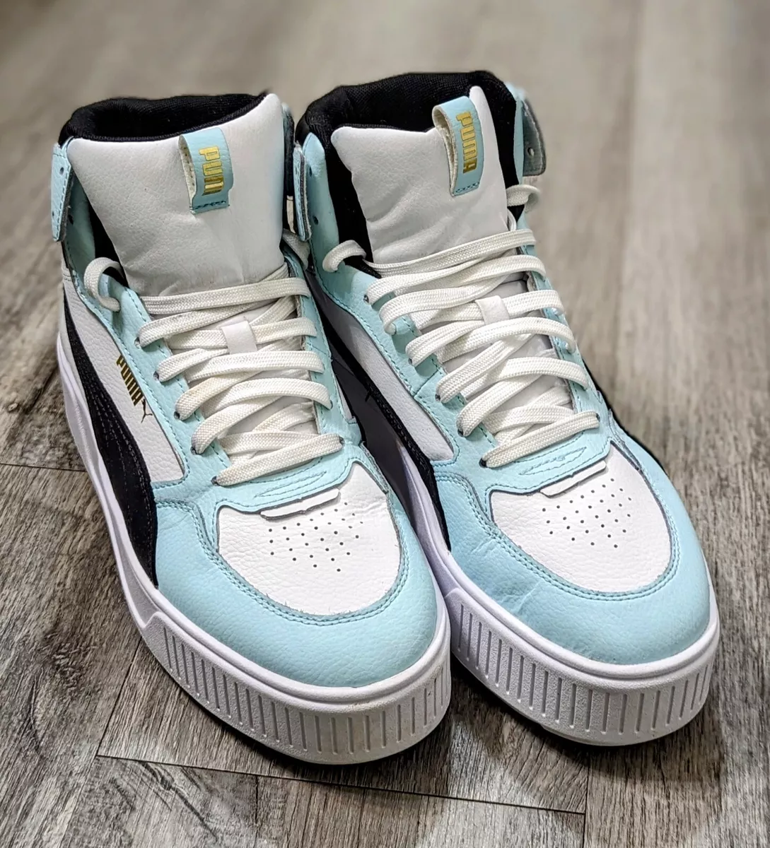 Puma Karmen Rebelle Mid Women s Platform Pre owned Sneakers Size