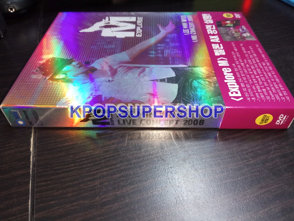 M (Lee Min Woo) Live Concert 2008 'EXPLORE M' DVD New RARE OOP
