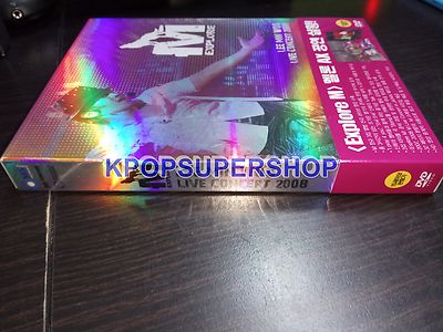 M (Lee Min Woo) Live Concert 2008 'EXPLORE M' DVD New RARE OOP