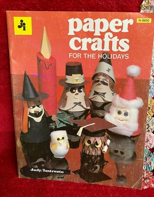 Paper Capers for the Holidays Paper Craft Book with 12 Different Patterns 