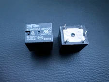 2Pcs 833H-1C-F-C-24VDC SONG CHUAN PCB Power Relay 24VDC SPDT 10A 19x15.5x15mm