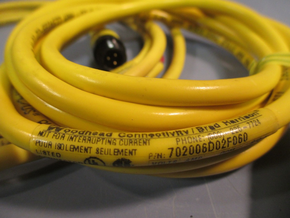 K2 147cm ビンディング セット Lot of (2) Woodhead/Brad Harrison Quick Connect Cordset