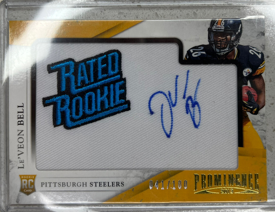 Le'Veon Bell Panini Prominence #157 Autograph