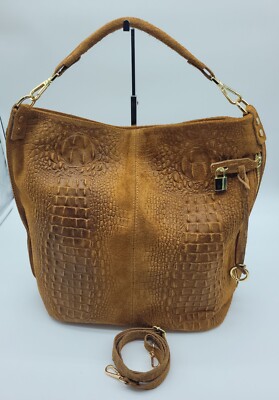 バッグ eurokenvy Italian Emboss Leather Bag 大容量】Italian Emboss Leather Bag【高級イタリアンレザー】【送料