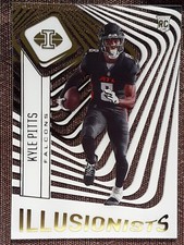 2021 Illusions Kyle Pitts RC Rookie Illusionists Football Card #ILL-17 Falcons