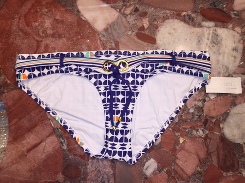 Trina Turk Badeanzug Schläger Club Punkte Hipster Bikinihose Damen 14 Neu mit Etikett - Bild 7 von 8