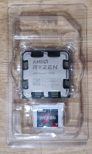 AMD Ryzen 7 7700x Processor (5.4 GHz, 8 Cores, LGA 1718/Socket AM5) Box -... - Picture 3 of 5