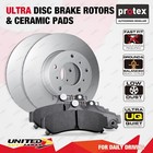 <!--F#f_0-->Front Disc Brake Rotors + Ceramic Pads for Holden HT V8 HG Spacer in Caliper<!--F/-->