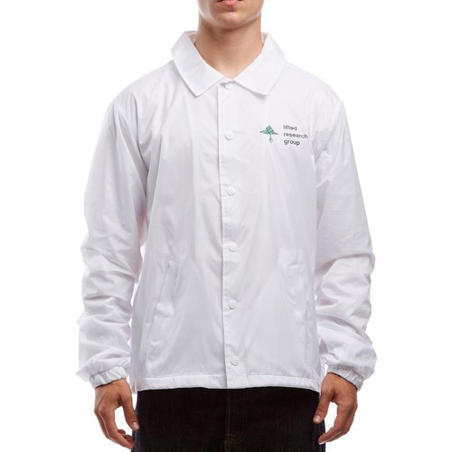Lrg OLD TREE White Green Black Graphic Windbreaker Coaches Discount Men's Jacket - Picture 11 of 12