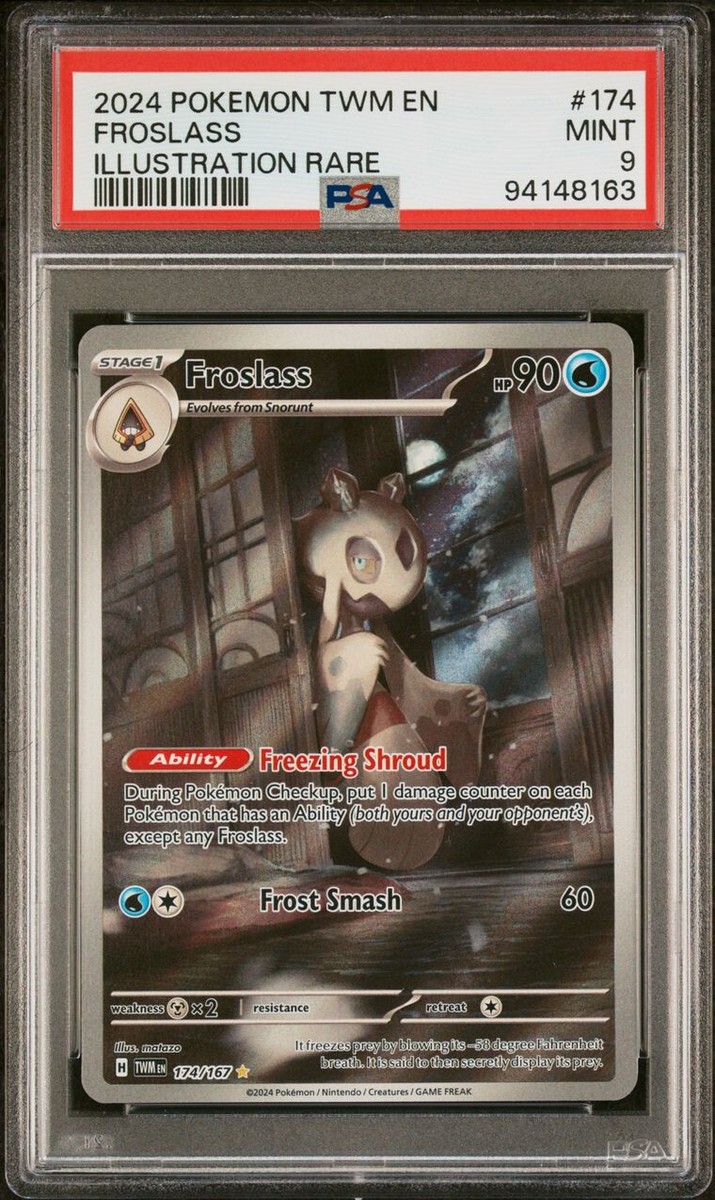 ポケモンカードメイ FAROSA 067 MINT psa9 PSA 9 Mint Froslass 174/167 Illustration Rare Full Art - Pokémon