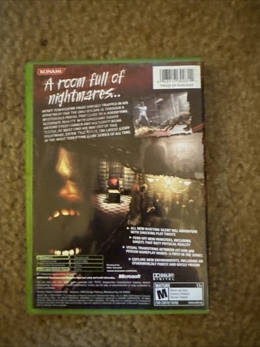 Silent Hill 4: The Room Original Xbox CIB Complete + Manual Tested Konami - Picture 3 of 5