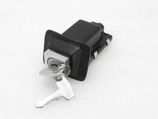 Vespa Black Seat Lock With 2 Keys For Px Models