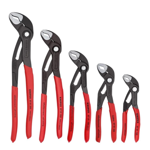 Knipex 001955S5 Water Pump Cobra Pliers Set in Tool Roll (5 Pieces in Set) - Picture 2 of 8