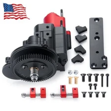Metal Cutoff Gearbox 2 Speed Transmission for 1/10 Axial SCX10 RC Crawler Car
