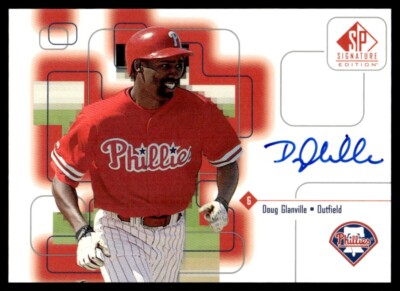 1999 Sp Signature Edition Doug Glanville Auto Philadelphia Phillies #DG1