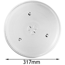 317mm Glass Turntable Plate for MATSUI M155TC M188TG MX337 Microwave Ovens