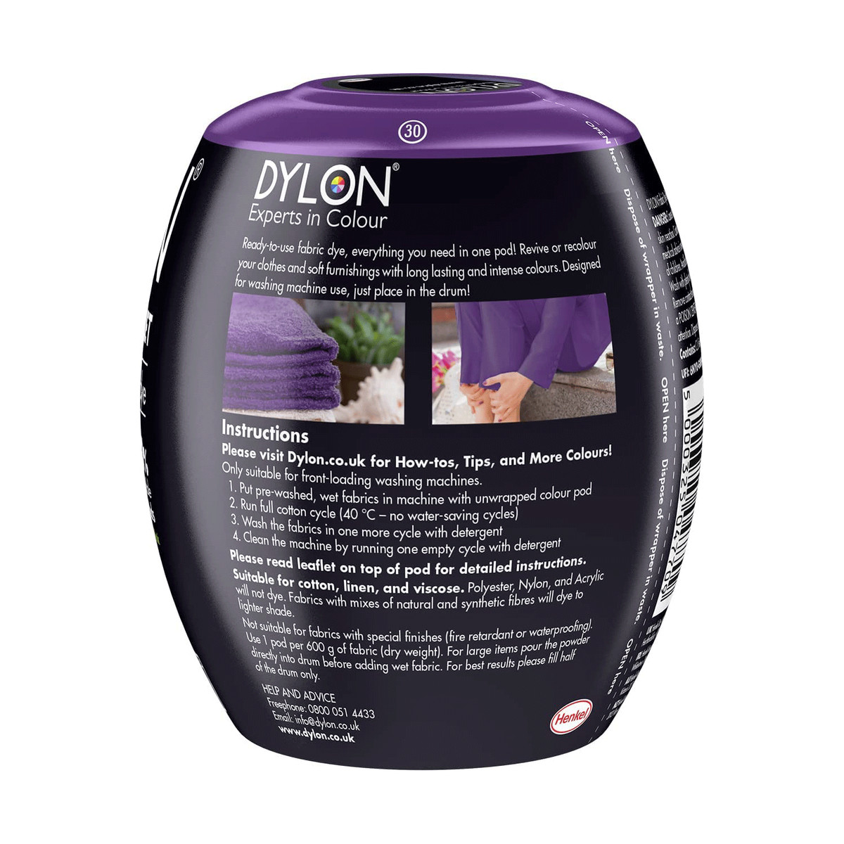 Dylon Intense Black Fabric Dye Machine Dye Pod Sew Much, 41 OFF