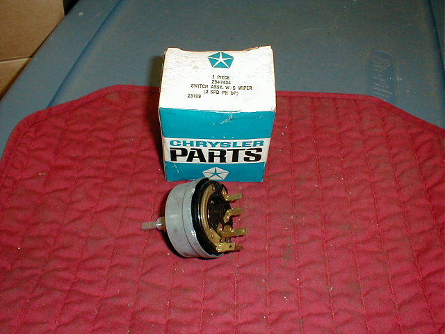 Mopar Cuda Challenger Two Speed Windshield Wiper Switch E Mopar Cuda Challenger Two Speed Windshield Wiper Switch E