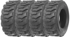 ZEEMAX 12-16.5 12 Ply G2 Skid Steer for Bobcat Tires w/ Rim Guard 12x16.5 Set 4