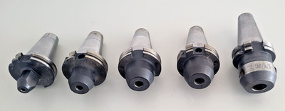 5 Stück SK 40  Werkzeugaufnahme Weldon für Ø 6  - 10 - 12 - 14 - 20 mm