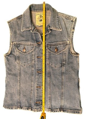 Vintage 80s Banana Republic Denim Vest Travel Safari Clothing Made
