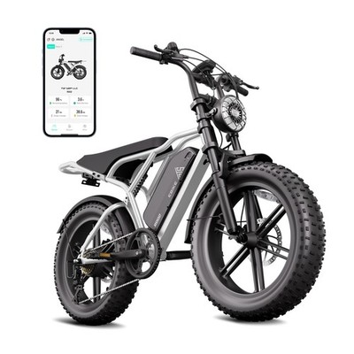 TST 20'' Fat Tire All-Terrain Electric Bike for Adults 1500W Peak 32MPH Speed NEW