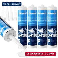 Kohree RV Roof Sealant 4 Pack, Self-Leveling Lap Sealant White, RV Caulking for