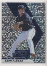 2021 Panini Mosaic Quick Pitch Silver Mosaic Prizm Zach Plesac #105 2qw