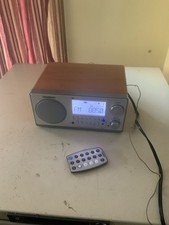 Sangean WR-2 AM/FM/RDS Radio Receiver LCD Digital Tuner Oak With Remote Tested