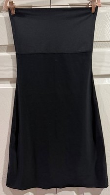 Spanx by Sara Blakely Strapless Black Shaping Slip Dress Size Large Lingerie