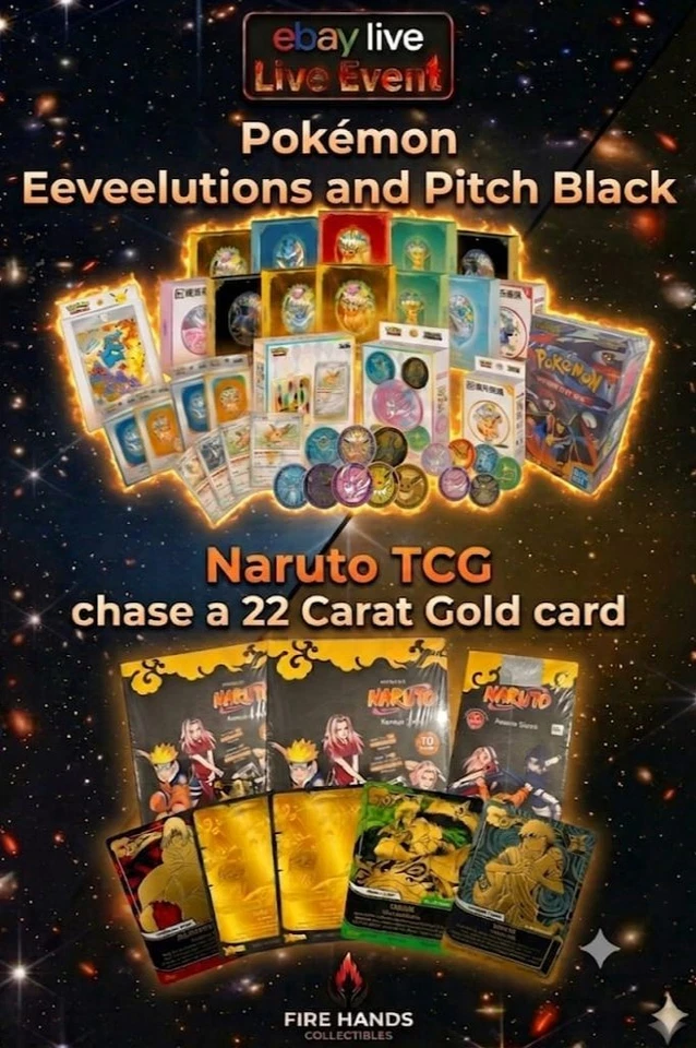 Pokemon Pitch Black, Eeeveeultions, Naruto, Gem Vol + more