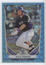 2014 Bowman Prospects Chrome Blue Wave Refractor Kyle Parker #BCP23 0b0
