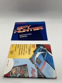 Spy Hunter  (Nintendo NES, 1987) Authentic 5 Screw /w Manual Poster & Sleeve