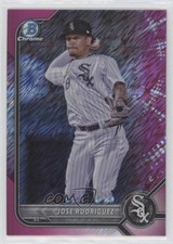 2022 Bowman Chrome Prospects Fuchsia Shimmer Refractor 83/199 Jose Rodriguez 0c6